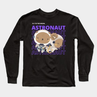 Bear Astronaut Long Sleeve T-Shirt